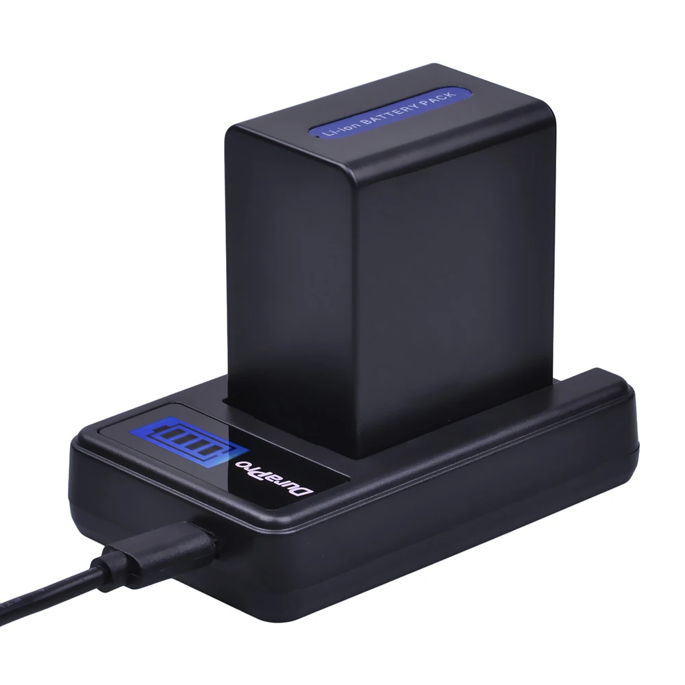 DuraPro 4500mAh NP-FH100 NP FH100 Camera Battery +LCD USB Charger For Sony DCR-SX40 SX40R SX41 HDR-CX105 SR42E SR45E Bateria
