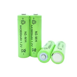 4-12 sztuk AA 3800mAh bateria 1.2V Ni-MH akumulator do latarki zabawki zegar odtwarzacz MP3 akumulator wymienić Ni-Mh AA Batteria