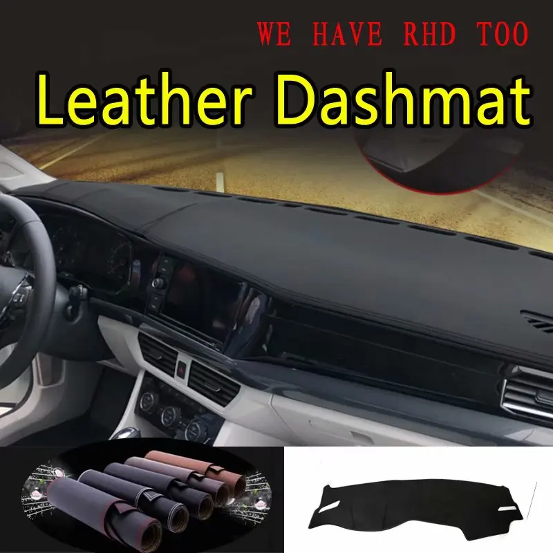 

Кожаный коврик для приборной панели, коврик для приборной панели, ковер, аксессуары для стайлинга автомобилей для Volkswagen VW jetta A7 GTI 2019 2020 2021 2023 2025