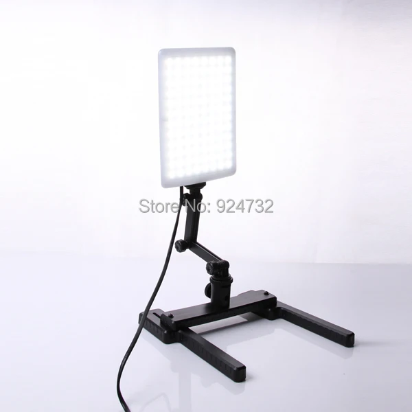 

CN-T96 5600K 96PCS LED Light Lamp 18W with Mini Shooting Bracket Stand Set Kit in Photographic Lighting