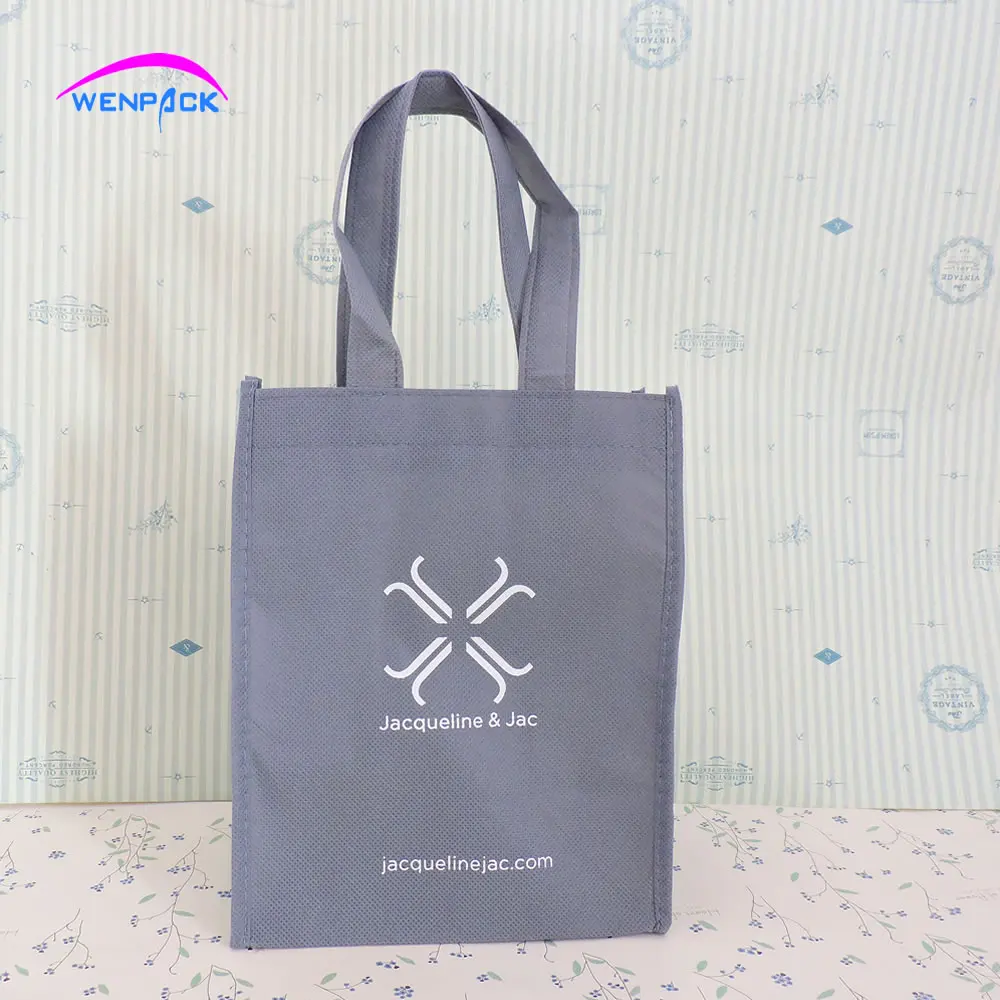 Hand Handle  Non Woven Bag with Custom Printed Logo Shopping Gift