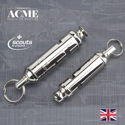 ACME SCOUT49.5/47,5 silbato de soldadura sin costuras de Metal para chica Scout, accesorios de moda con letras láser, cadena colgante