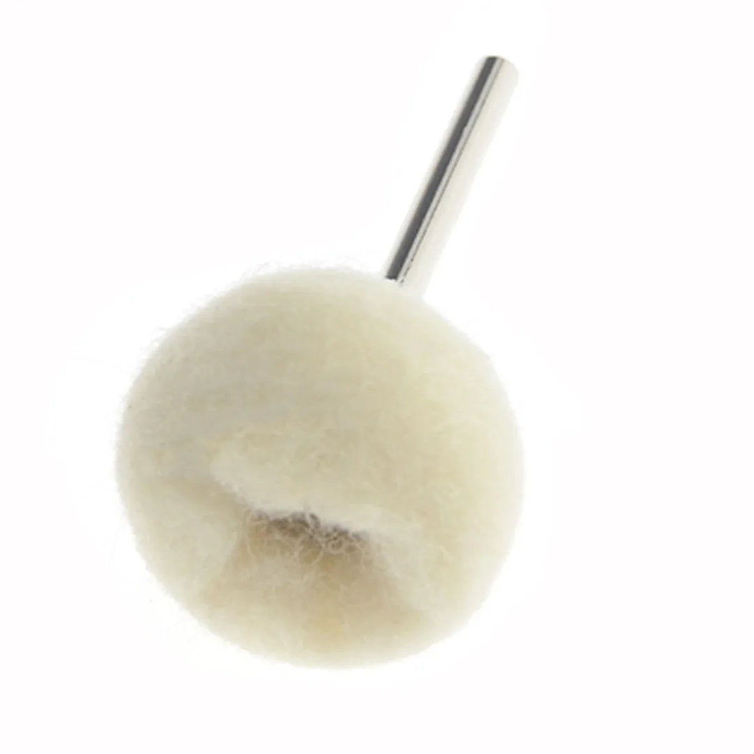 10PC/set  1" Soft Fine Wool Polishing Buffing Wheels Fit Rotary Tool Accessory