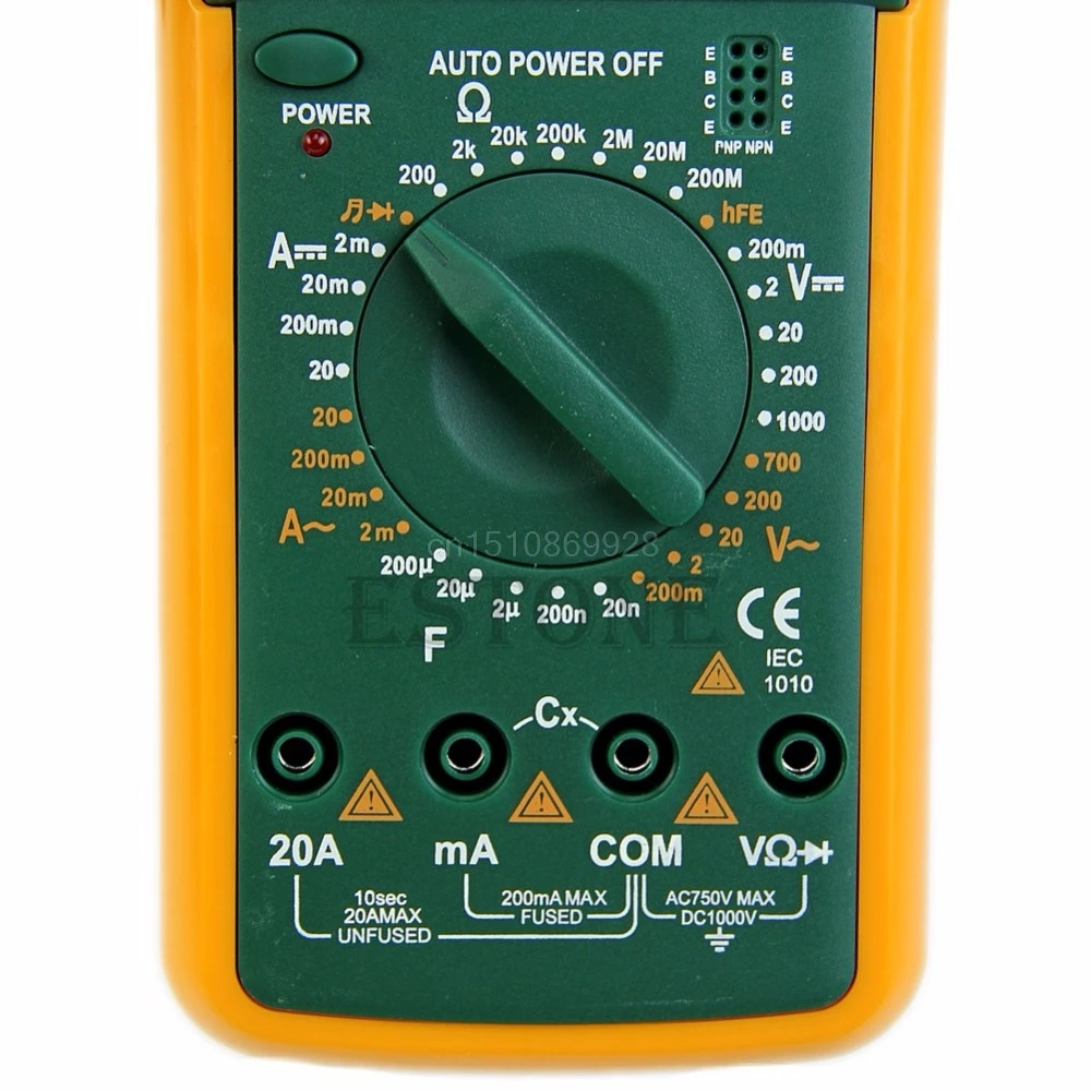 Multimeter DT9205M LCD Digital Multimeter Voltmeter Ohmmeter Ammeter Capacitance Tester Hot