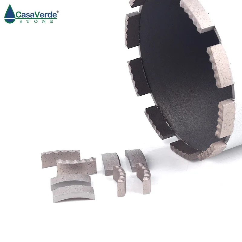 DC-DSCB02 M typ 24x4x10mm wiertło z rdzeniem diamentowym segmenty do wiercenia na mokro