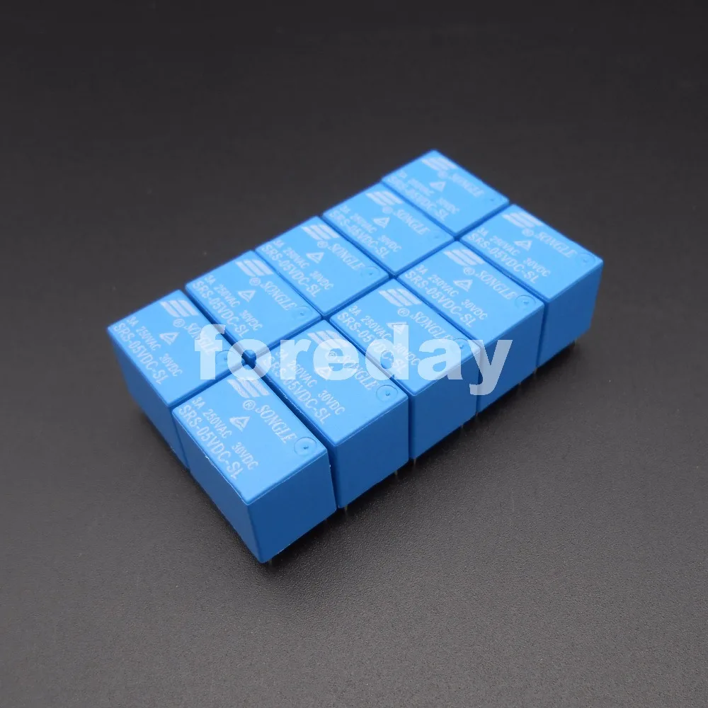 

50PCS NEW SONGLE Relays All KINDS Power Relay SRS PCB 6 Pins BLUE 5V 12V 24V SRS-05VDC-SL SRS-12VDC-SL SRS-24VDC-SL *FD390-392