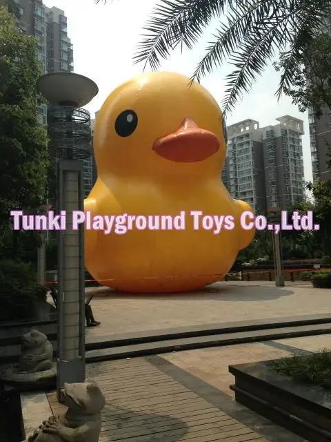 

3 meters Outdoor advertising inflatable yellow duck