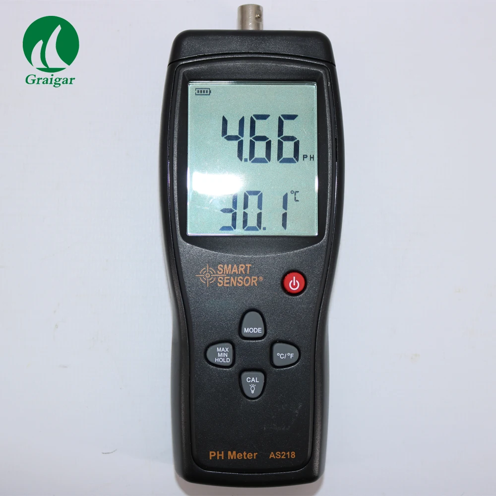 Digital Smart Sensor AS218 PH Meter with Range 0.00~14.00pH