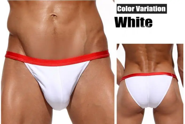Free Shipping Swimsuit 2020 New Men\'s Suit Surfing Clothes Sexy Bikini Triangular Swimming Trunks Super Speed Dry
