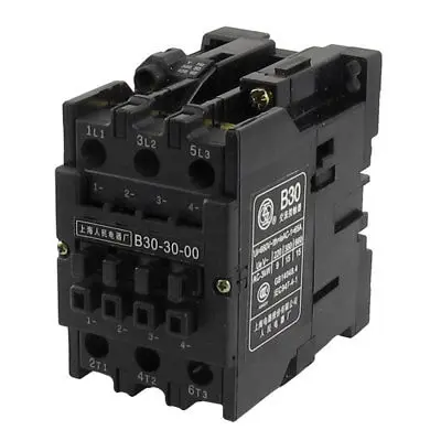 

380V 50Hz Coil 65A(AC-1) Ie 3 Pole 3NO 660V Ui 15KW AC Contactor