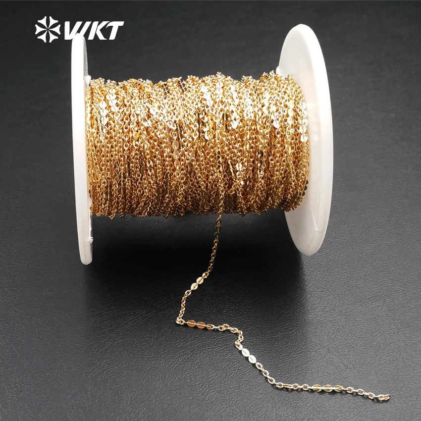 

WT-BC113 WKT Wholesale New Arrival Fashion Brass Chain Jewelry Generous For Necklace And Bracelet Trendy Finding