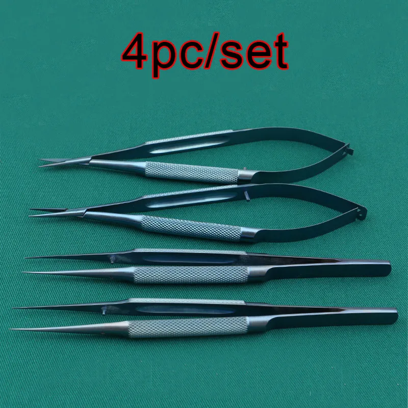 Titanium Tlloy Surgical Instruments Ophthalmic Microsurgical Dental Instruments Needle Holders/ Scissors/Tweezers