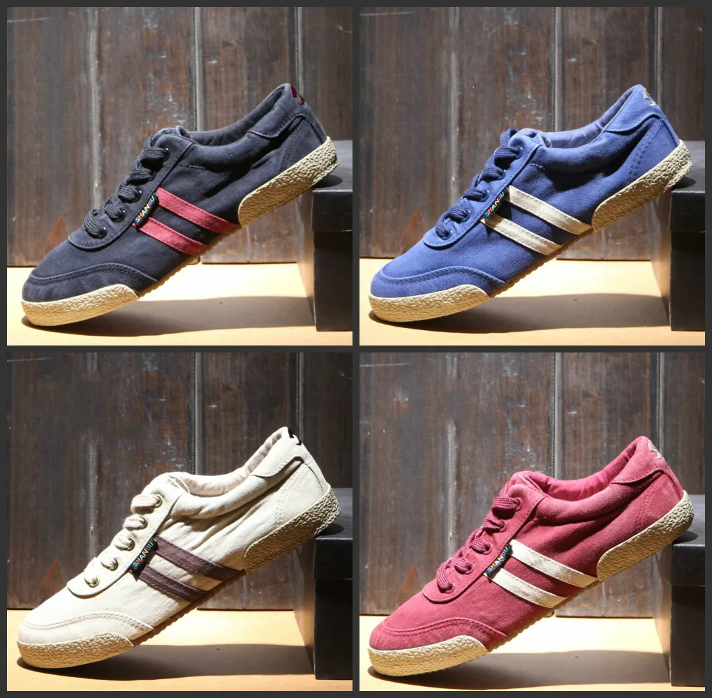 Retro Fashion Men Canvas Shoes Spring and Autumn Male Sneakers Casual Shoes for Students Breathable Flats Drop Shipping Lu4 35