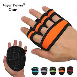 VigorPowerGear-Non-Slip Workout Gloves, Gym Hand Grips for Dumbbells, Grip Pads, Weight Lifting Gloves, 5mm Thick