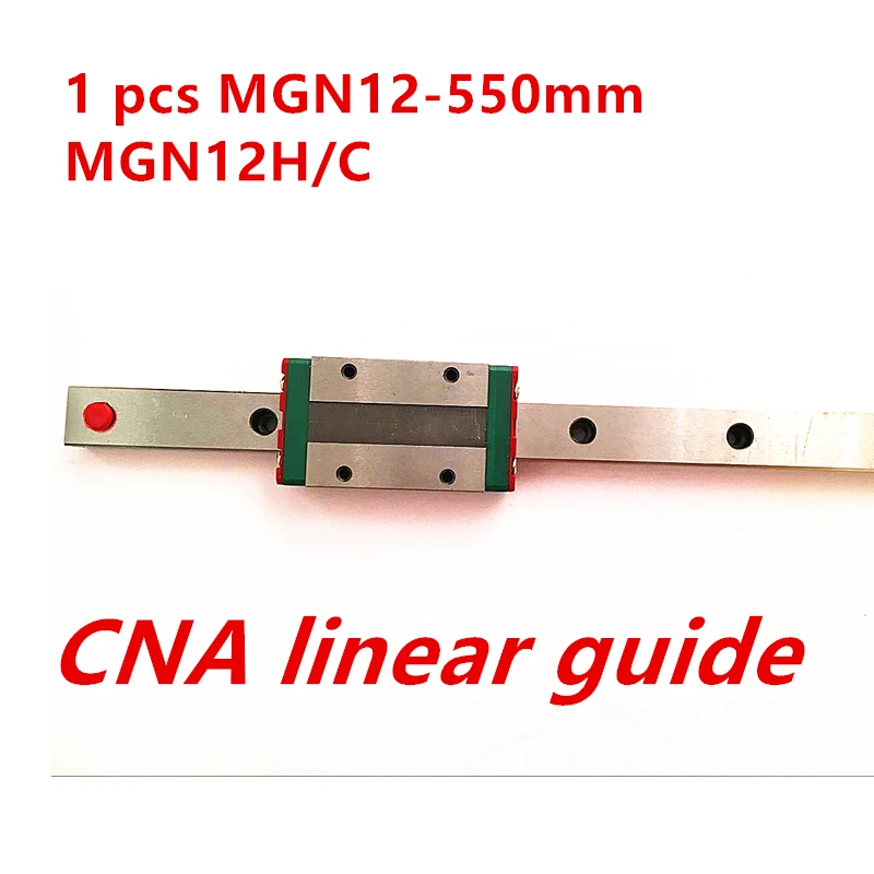 

Kossel Mini for 12mm Linear Guide MGN12 550mm linear rail + MGN12H Long linear carriage for CNC X Y Z Axis 3d printer part