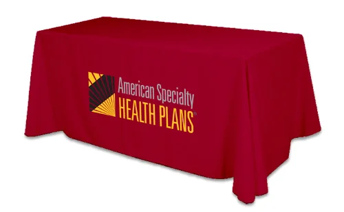 Free Shipping to USA 6ft Company Logo table cover/Exhibition Tablecloth Advertising table cover printing