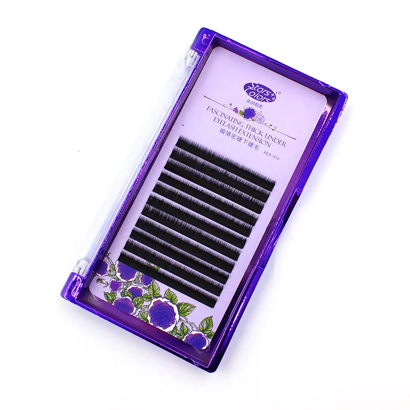 Professional individual Imitate Mink Lower Eyelashes 0.07mm 4mm Natural Under Low Lash Extension Makeup