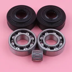 Crankshaft Crank Bearing with Oil Seal Set Kit For Husqvarna 340 345 350 Jonsered 2145 Chainsaw Spare Replacement Tool Parts