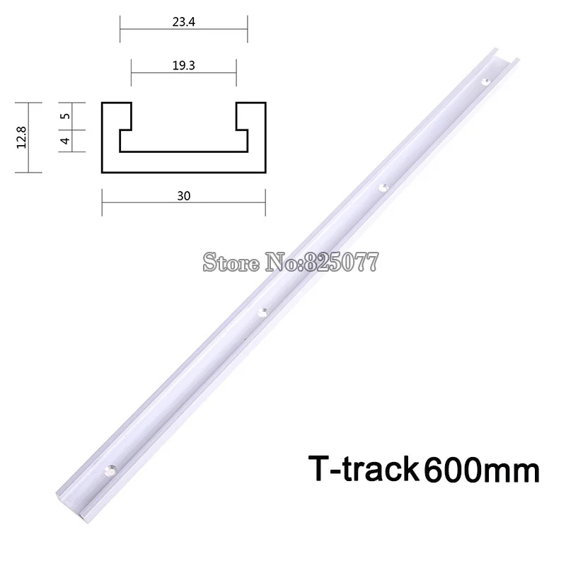 

2PCS T-tracks Length 24inch 600mm T-tracks T-slot Miter Track Jig Fixture Slot For Router Table Saw KF713