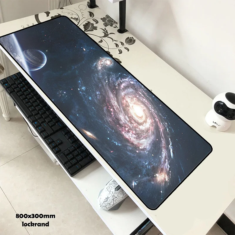 Galaxy mouse pad Gorgeous pad to mouse computer mousepad Colourful gaming padmouse gamer laptop 800x300x3mm present mouse mat