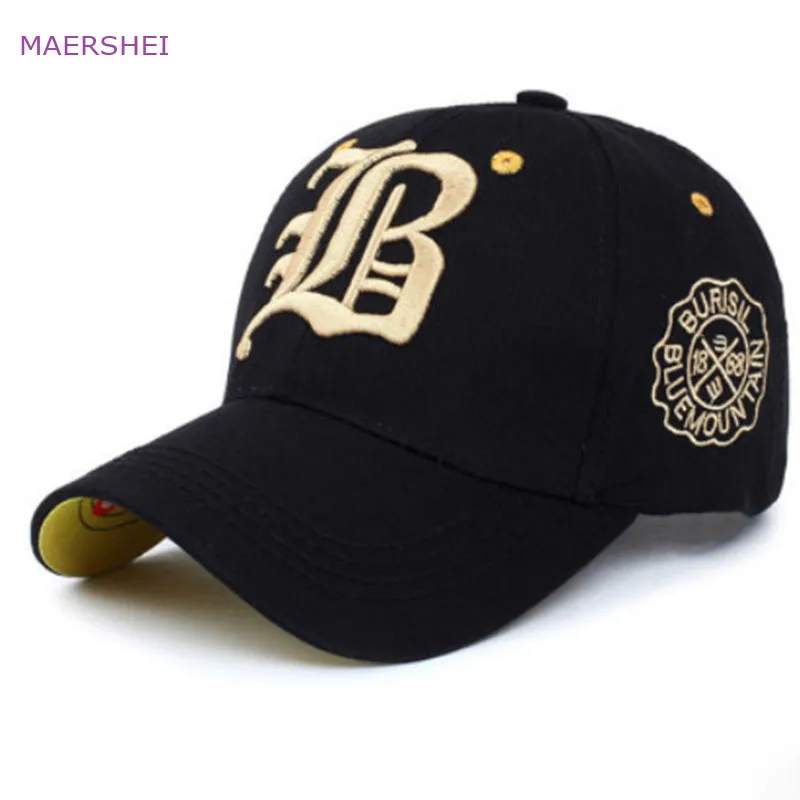 MAERSHEI Cotton Embroidered Letter Baseball Cap Men's Spring Summer Autumn Outdoor Leisure Sports Cap Ms. Visor Hat Sanpback