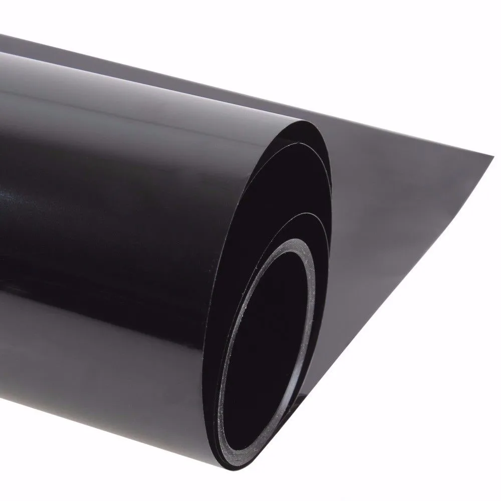 

SUNICE 1.52X30M 15% Visible Light Transmission Black Window Tint Car Solar Film Automotive Residential Glass Black Blackout Film