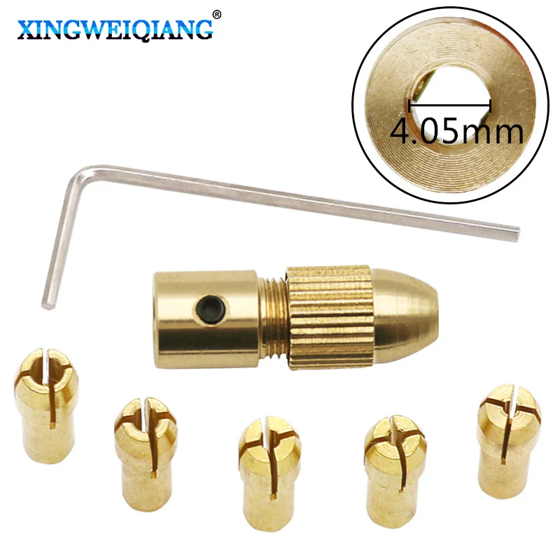 0.5-3.0mm Mini Drill Collet Set Micro Twist Electronic Drill Chuck Keyless Adapter With 1Pc Wrench