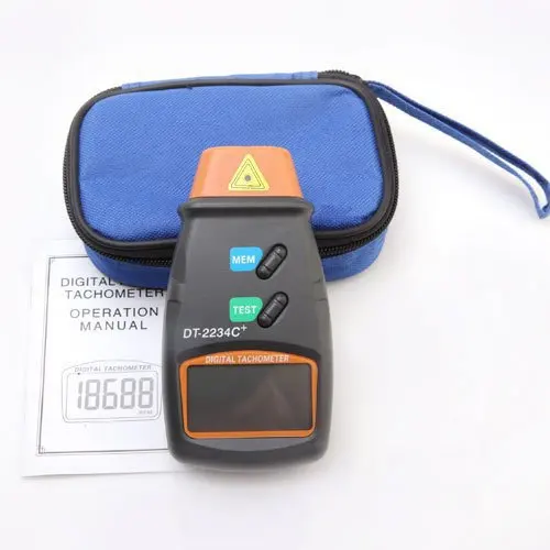 Digital Laser Tachometer DT2234C Engine Speedometer