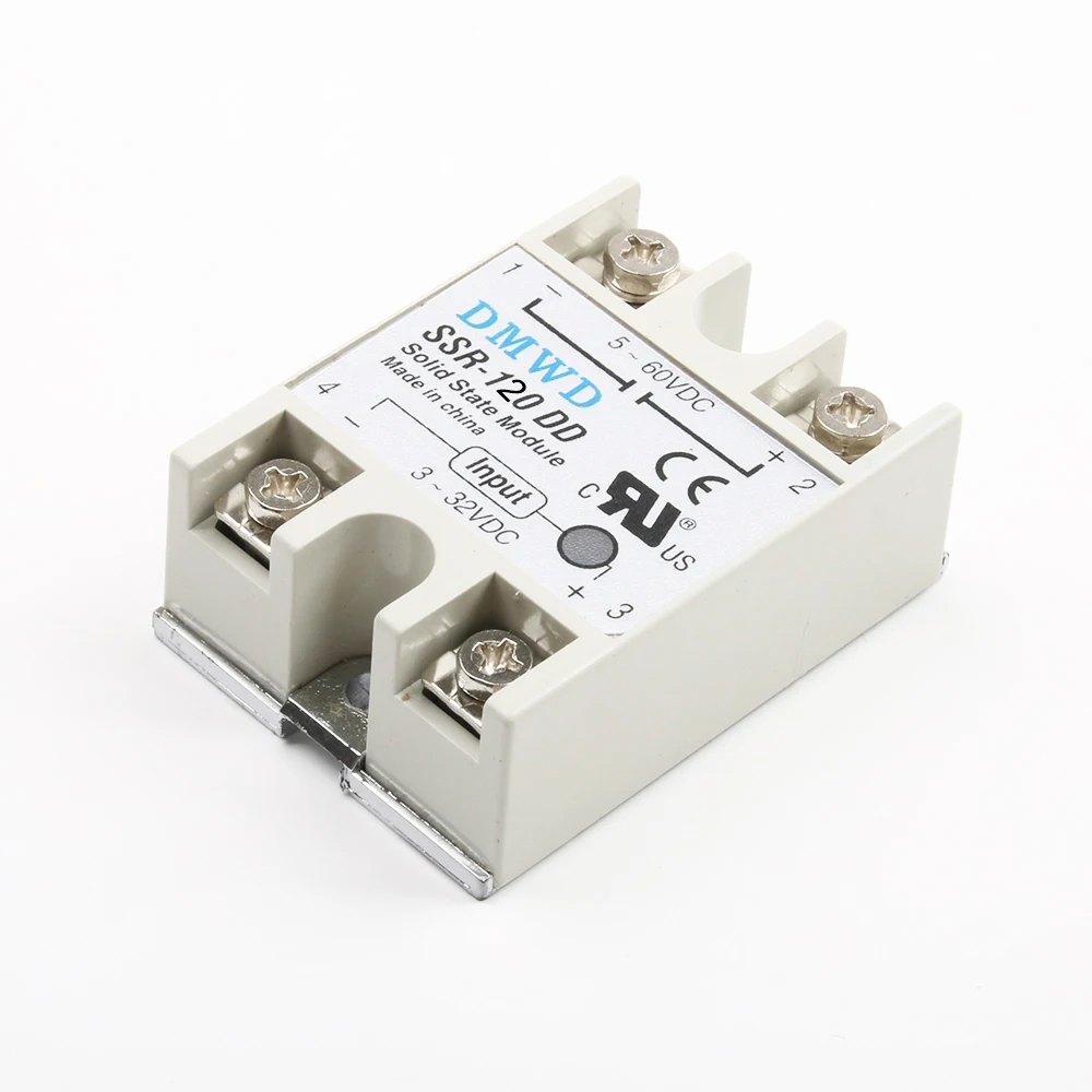 1pcs solid state relay SSR-120DD 25A 3-32 DC TO 5-60 DC SSR 120DD relay solid state relay