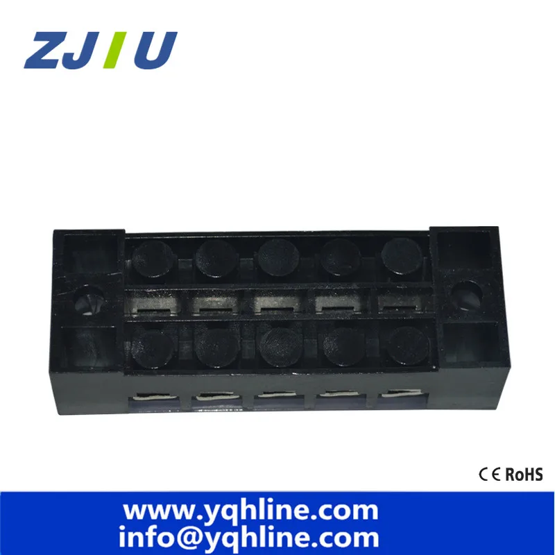 Wholesales! 10PCS 5 Pole 15A Barrier Screw Terminal Block Strip TB-1505 600V commonly connection terminal