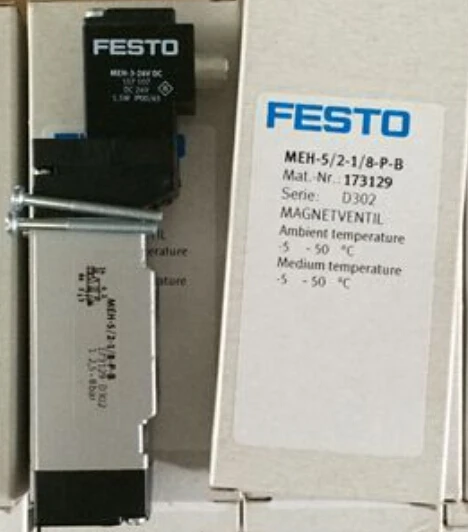 Imagem -05 - Festo-corpo da Válvula Solenóide Meh5 21 8-p-b 173129