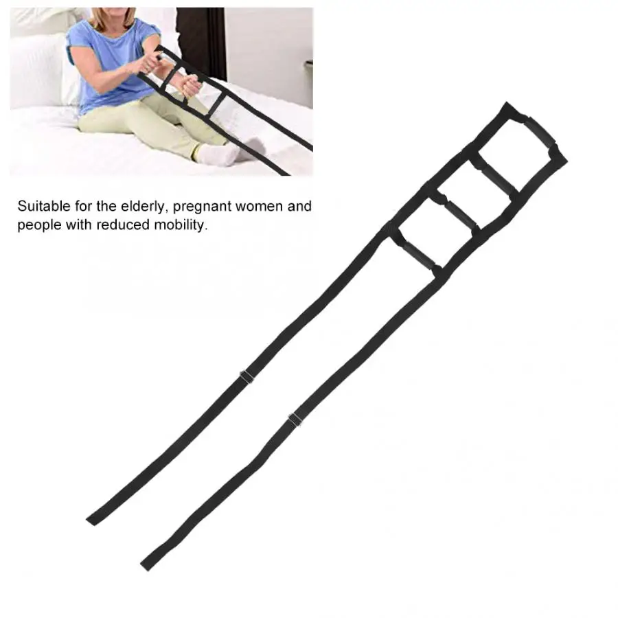 Bed Ladder Assist Rope Ladder Sit Up Bed Assistant with Metal Buckle for Elderly Patient Health Care