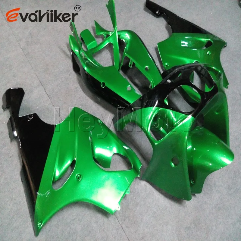 motorcycle fairing for ZX7R 1996 1997 1998 1999 2000 2001 2002 2003 green black ZX 7R 96-03 H3