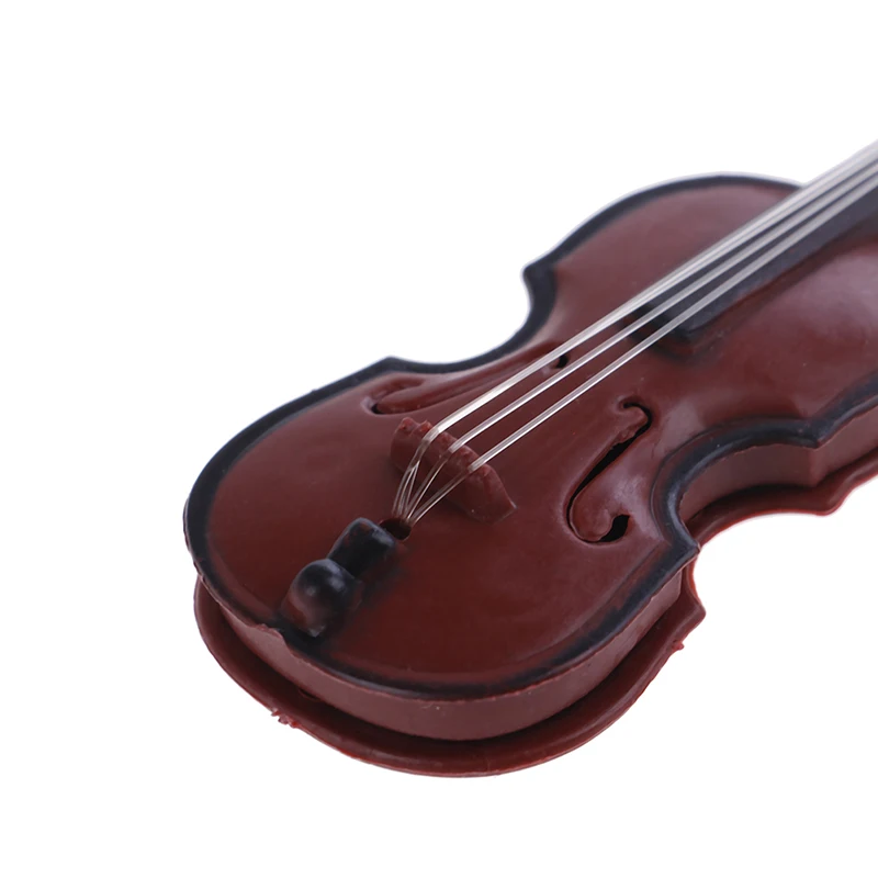 Violin Dollhouse For Decorative Music Instrument Crafts DIY Home Decoration Child Gift