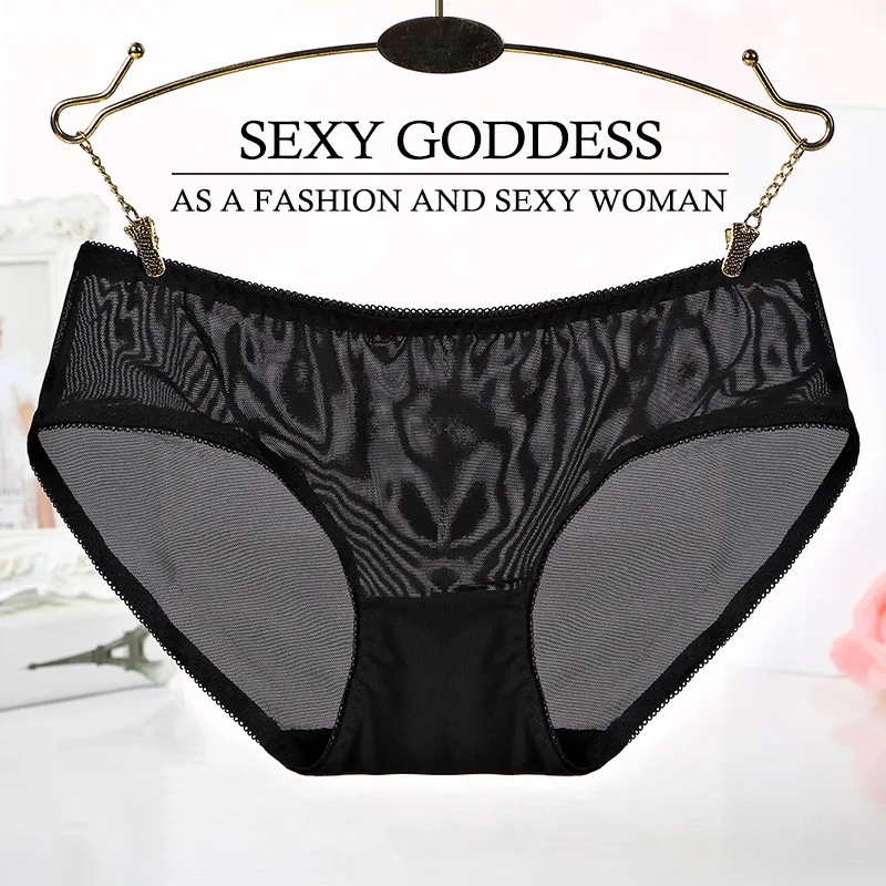 Women Underwear sexy lace women\'s panties transparent briefs seamless panties lingerie women female Super thin pants