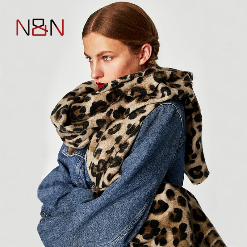 New Leopard print Scarves Women fashionable Scarf High Quality Female Lady Shawl Hot Sale  accessory