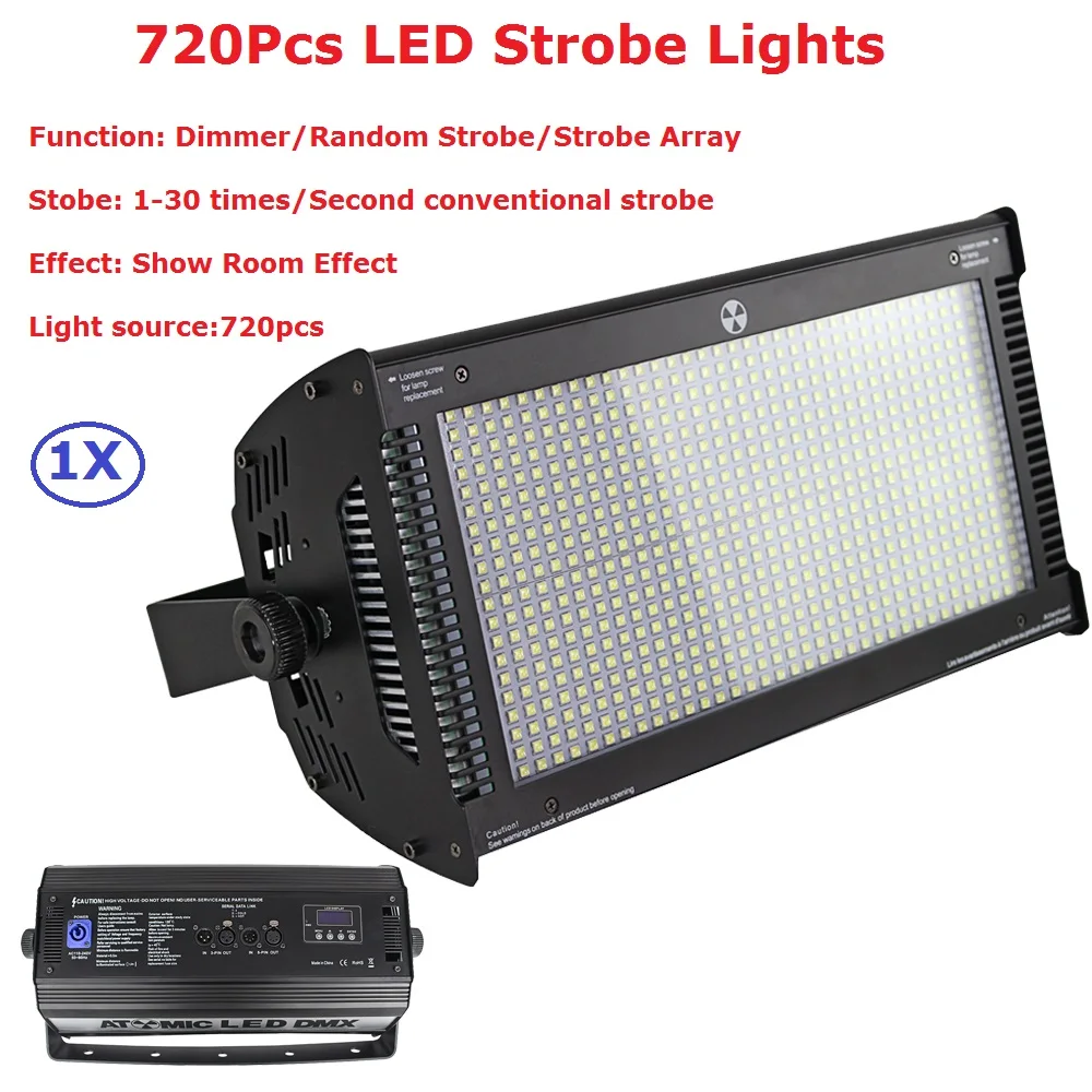 Hot Sales 90-240V Atomic 700W Strobe Light 700W Strobe Effect Lights DMX512 Strobe Flash Light For Stage Exposure Light Bar