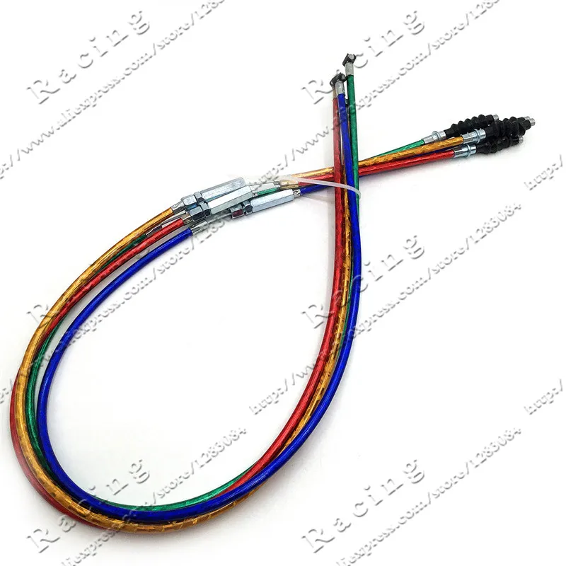 Throttle Clutch Cable line For Chinese Pit Dirt Motor Bike Motorcycle XR50 CRF50 CRF70 KLX 110 125 SSR TTR BBR Horizontal Engine