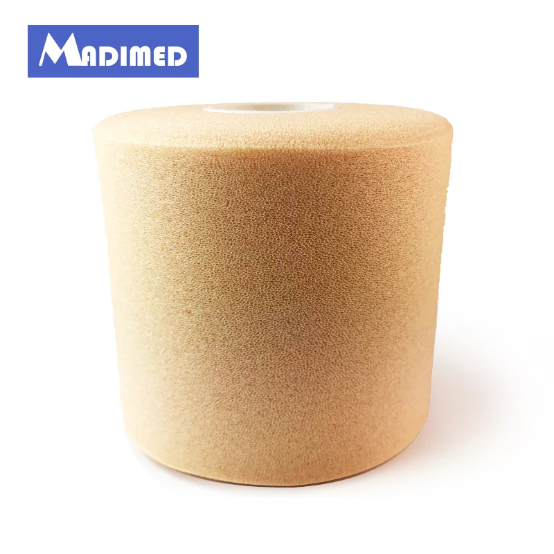 

MADIMED 2Rolls /Lot 7cm*27m Sport Under Wrap Foam Tape Bandage For Protection Underwrap IMD1307-2