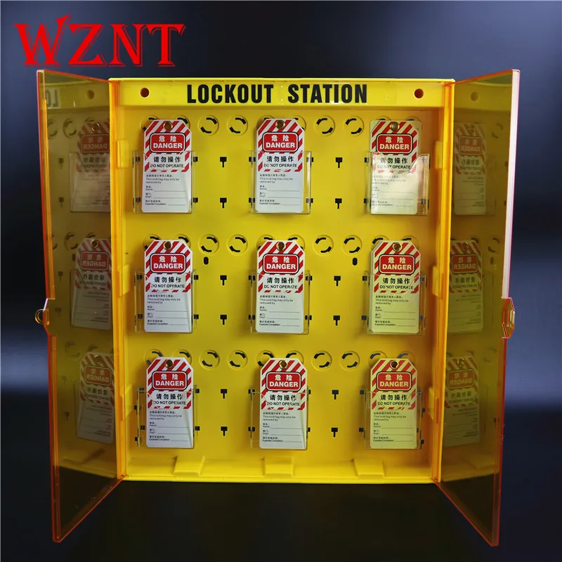 

NT-LG18 Combined lockset Hanging board for work station lockset Exclusive Advanced Safety Lockout Station