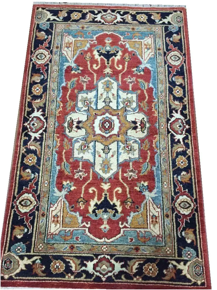 Oushak Rugs Handmade Home Decore Floor For Bedroom Museum Art Decor Natural Sheep Wool