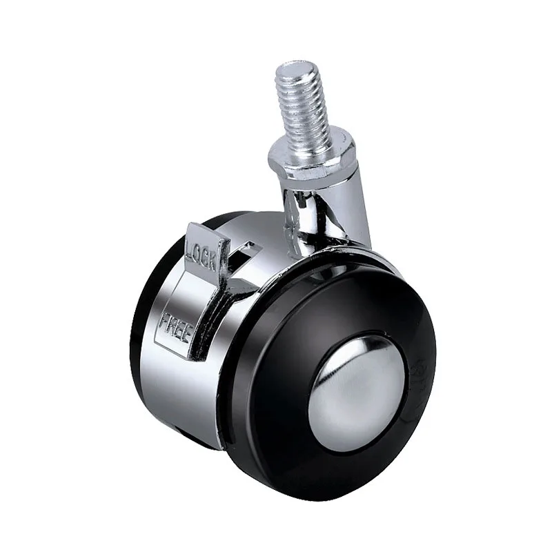 

1.5 inch / 2.0 inch Thick zinc alloy casters Baby cot Children&#39s bed Furniture Screw Rod Universal casters with brakes