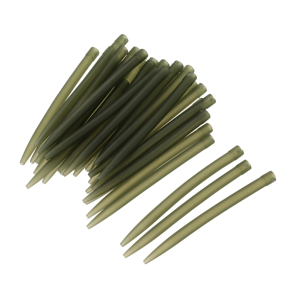 Lixada 30 teile/los 54mm Anti Tangle Gummi Ärmel Verbinden mit Angelhaken Karpfen Grob für Karpfen Angeln Zubehör