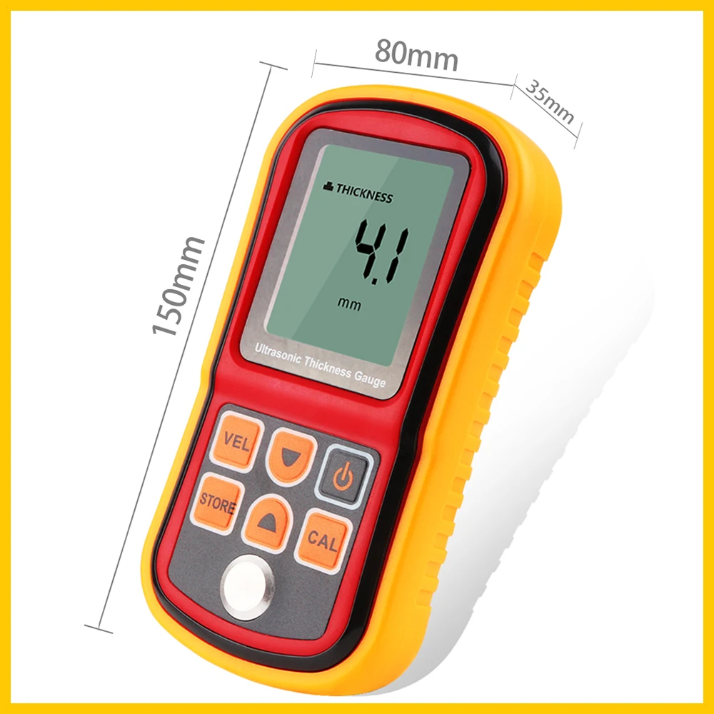 GM100 Professional Ultrasonic Thickness Gauge Auto Calibration to Assure the Accuracy