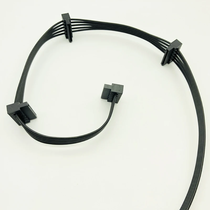 Computer Cables PCI-E 6 Pin Male 1 to 4 SATA Female Power Supply Splitter Supply Cable for Corsair RM650X RM750X RM850X RM1000X