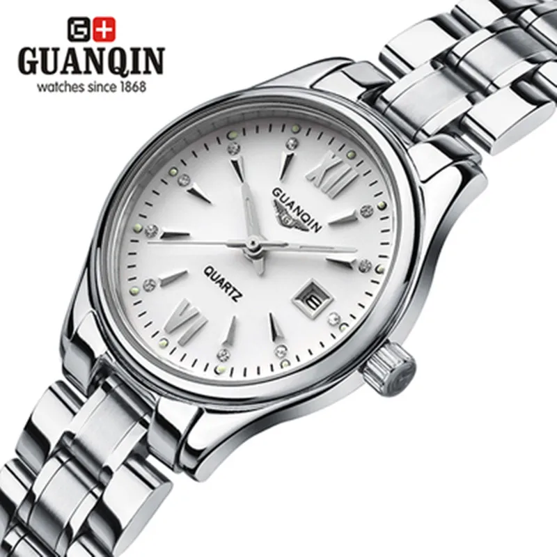 Luxury Brand Original GUANQIN Watch Woman Fashion Luxury Watch GUANQIN Quartz Watch Waterproof Dress Women Ladies Wristwatches