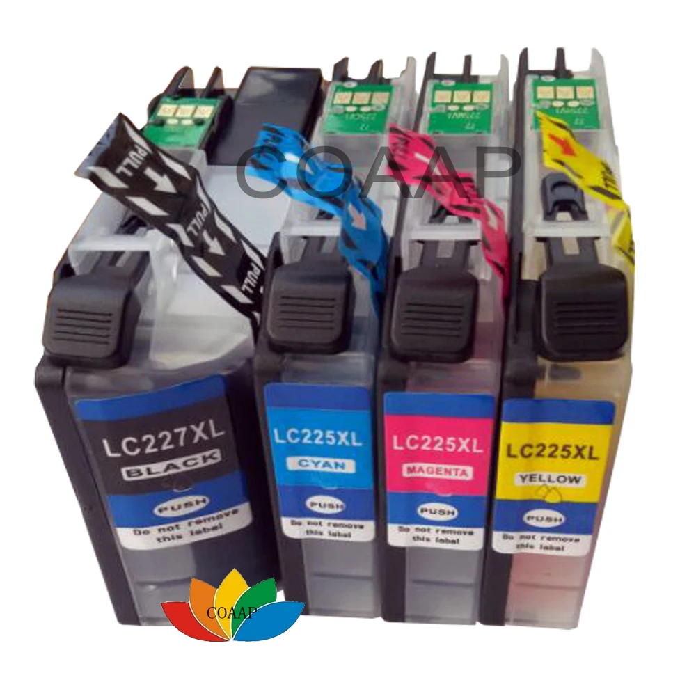 4x Compatible brother 225 227 Printer ink cartridge LC225XL LC227XL for MFC-J5620DW MFC-J5625DW MFC-J5720DW MFC-J4620DW Printer