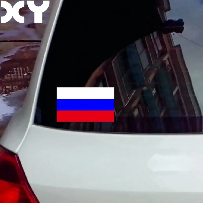 Russian Flag High Quality Reflective Tape Waterproof Vinyl Car Sticker and Decals for Car and Motorcycle Drop Shipping