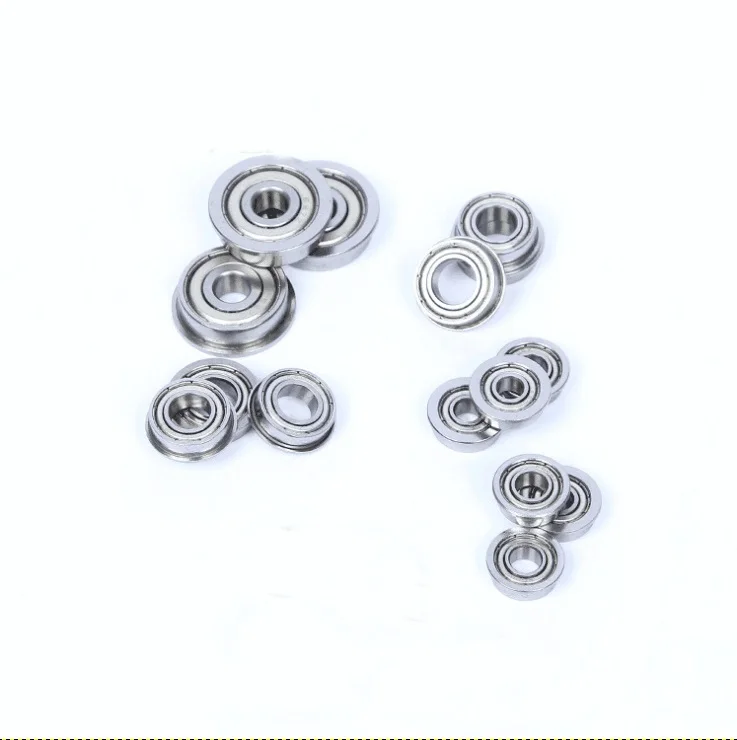 50pcs ABEC-5 SMF52ZZ SMF83ZZ SMF84ZZ SMF95ZZ SMF104ZZ SMF105ZZ SMF115ZZ SMF137ZZ SMF148ZZ Stainless Steel flange Ball Bearing