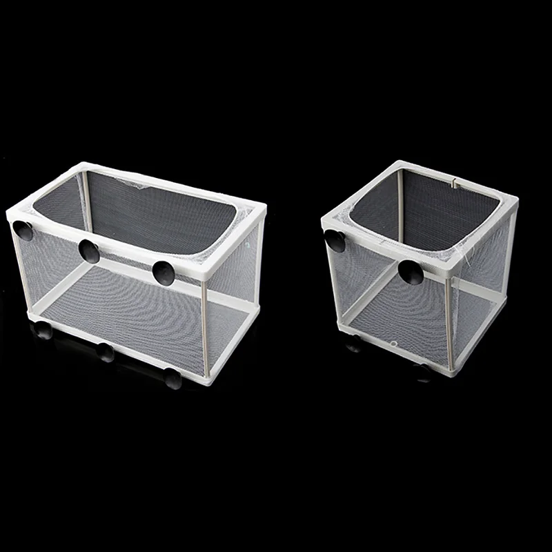 Aquarium Fish Tank Double Breed Incubator Breeder Rearing Trap Box Hatchery S/L